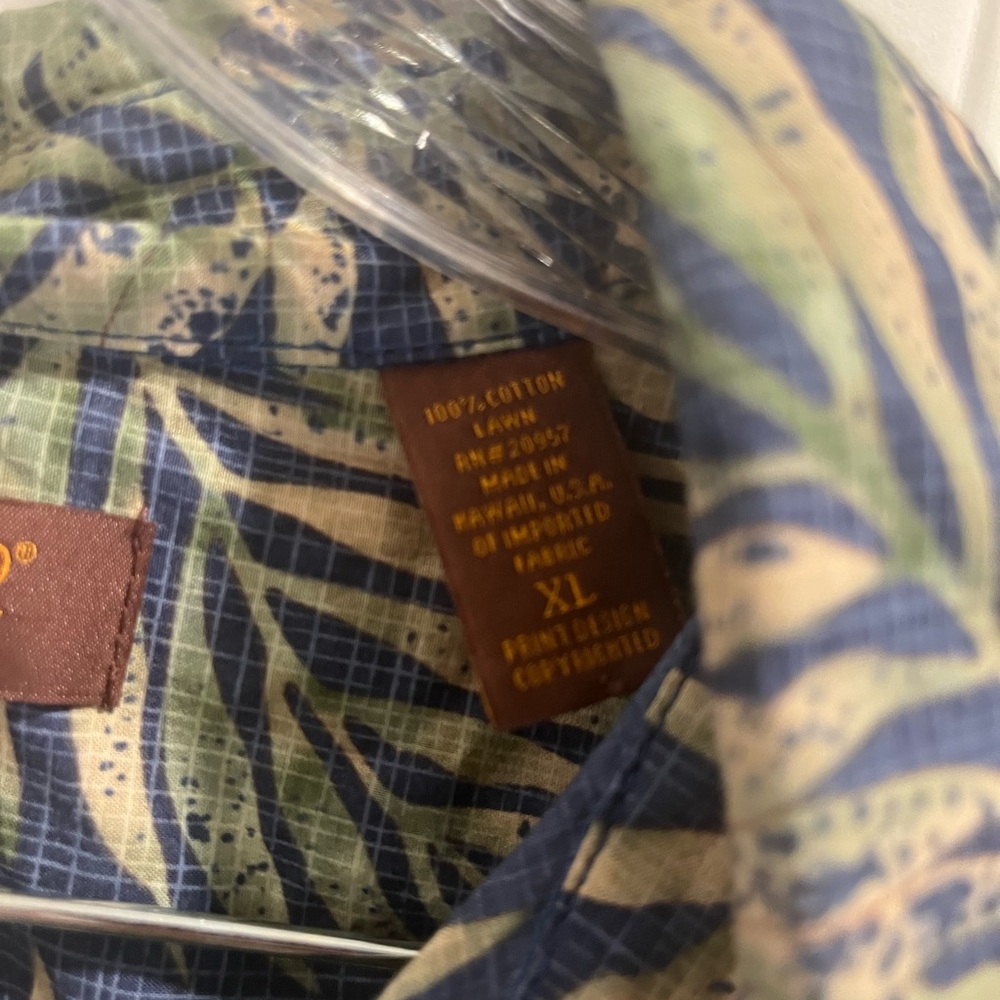 Tori Richard’s Men’s Hawaiian Shirt Size XL - Picture 3 of 9
